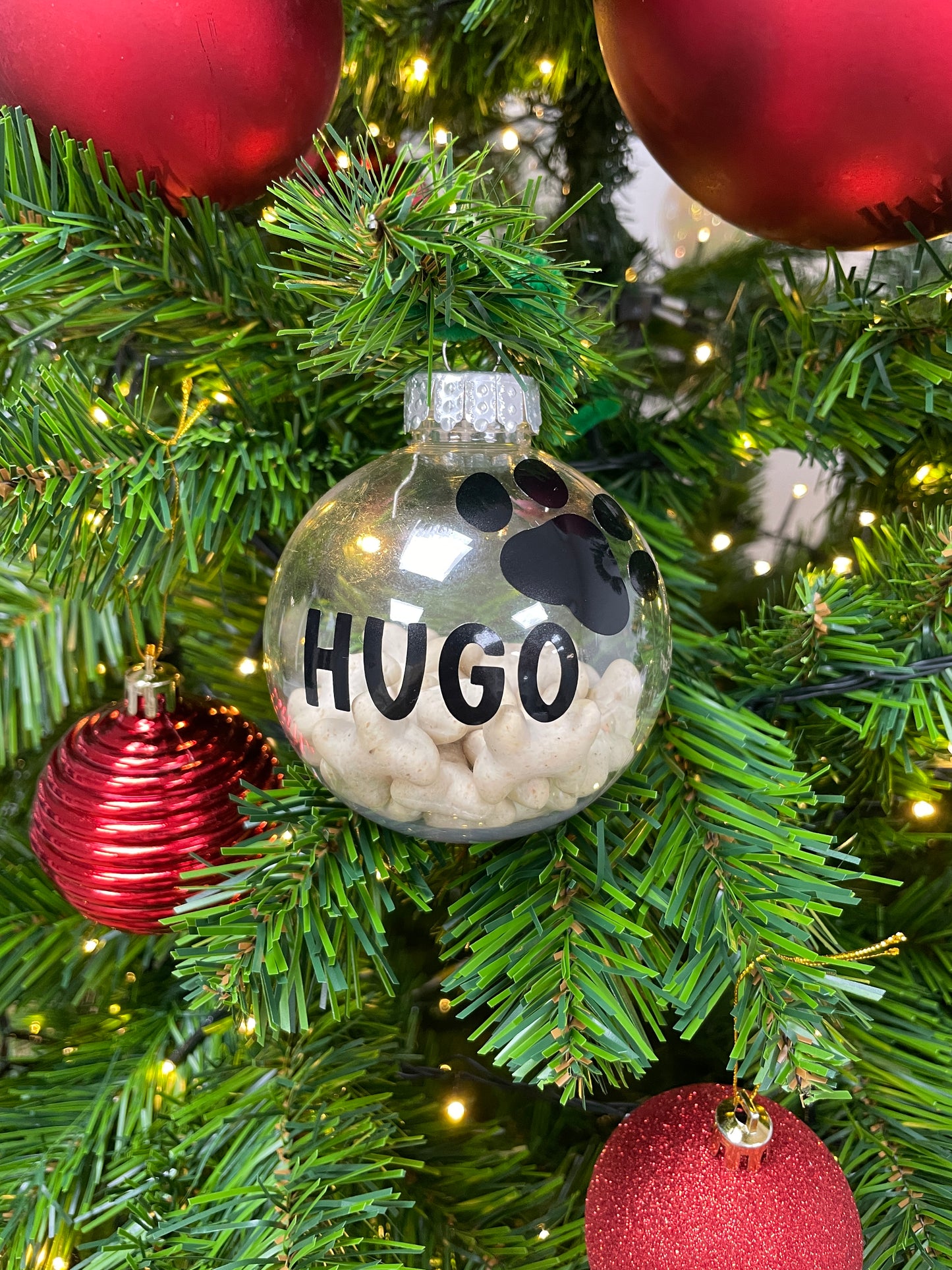Personalised Christmas Dog Baubles