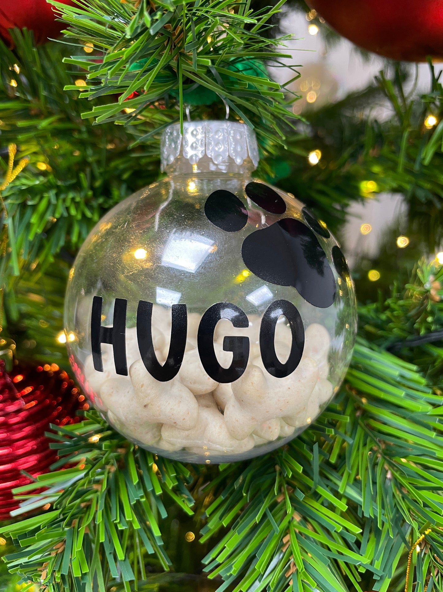 Personalised Christmas Dog Baubles