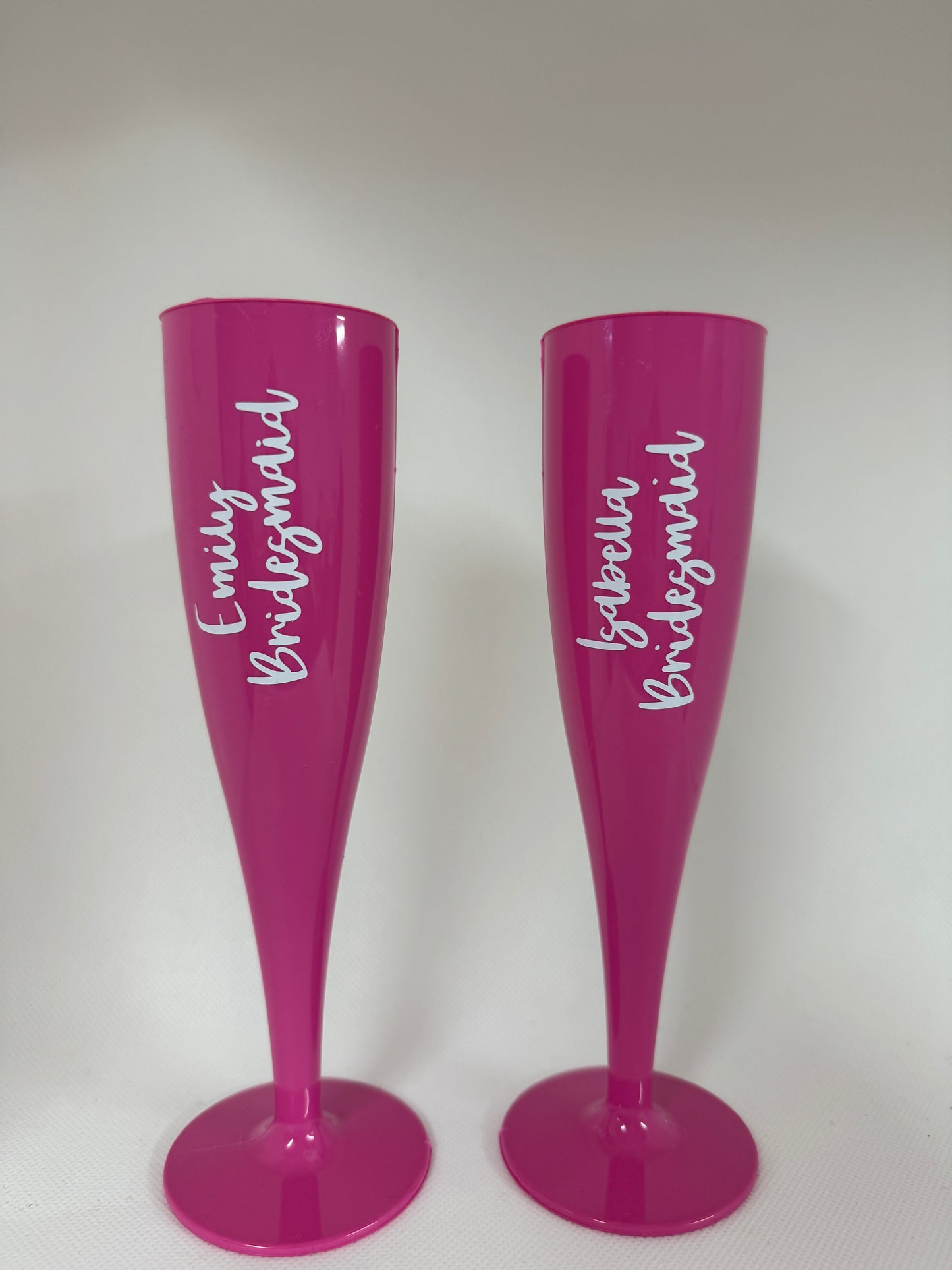Pink Prosecco Flutes