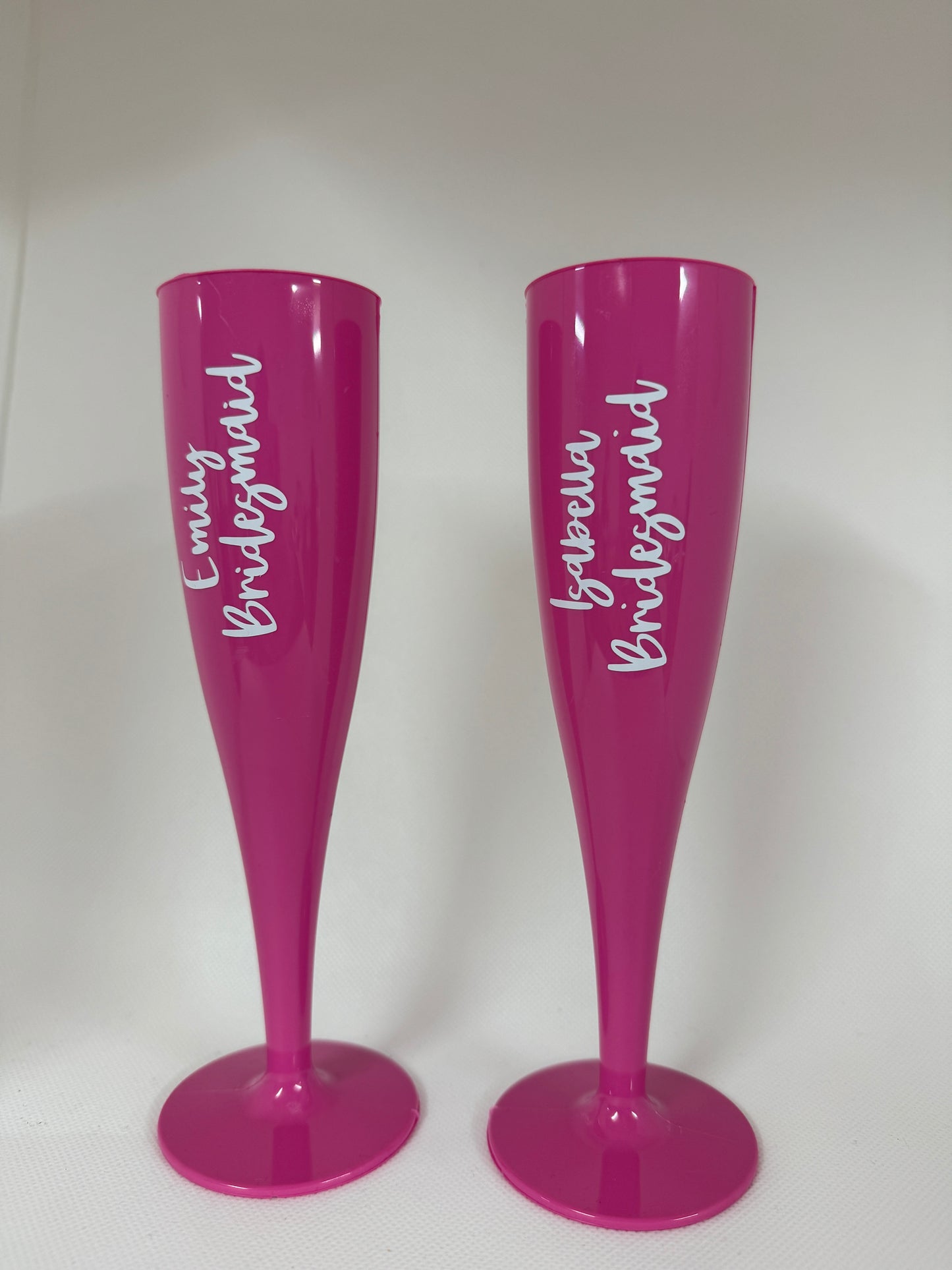 Pink Prosecco Flutes