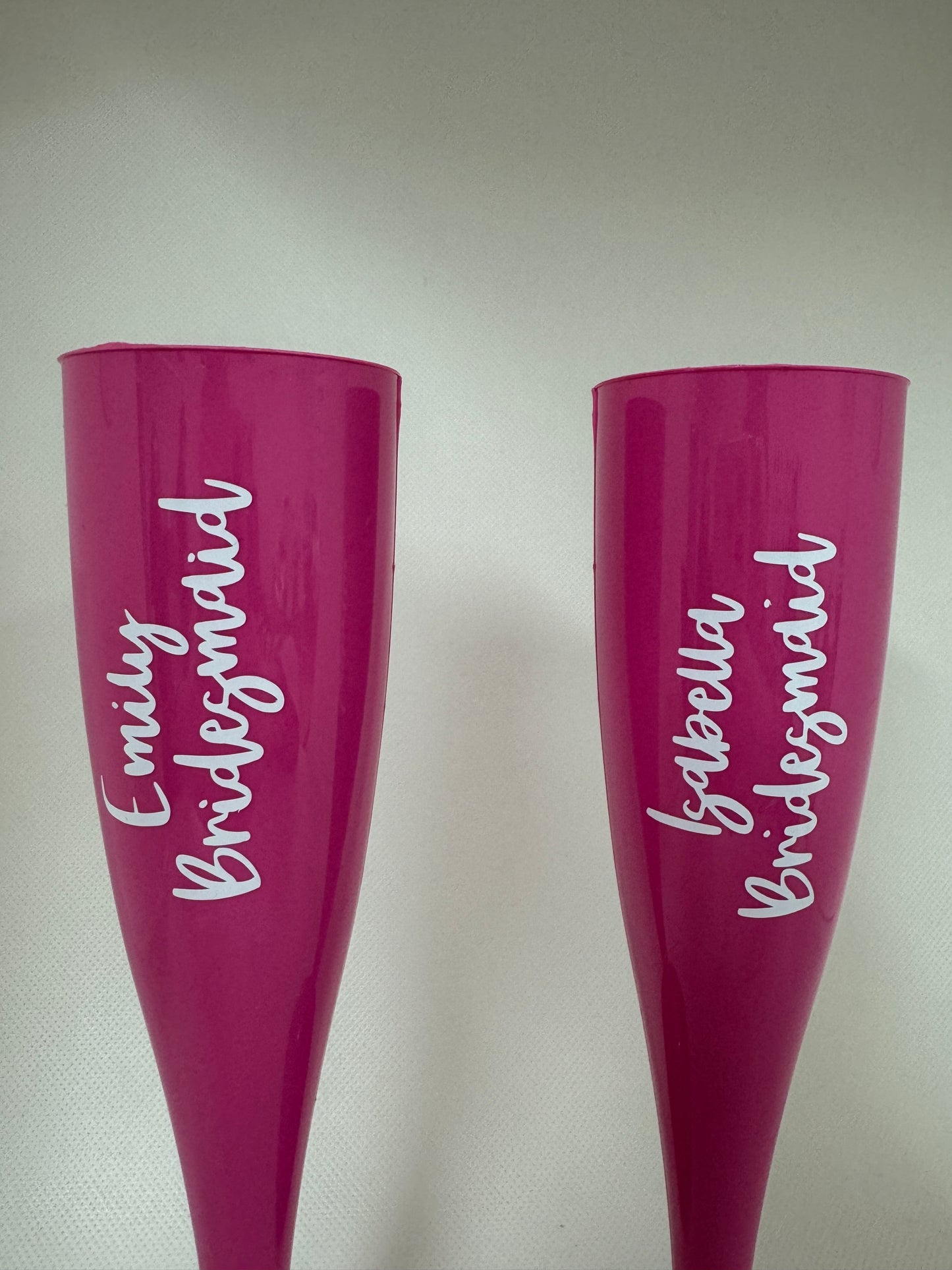 Pink Prosecco Flutes
