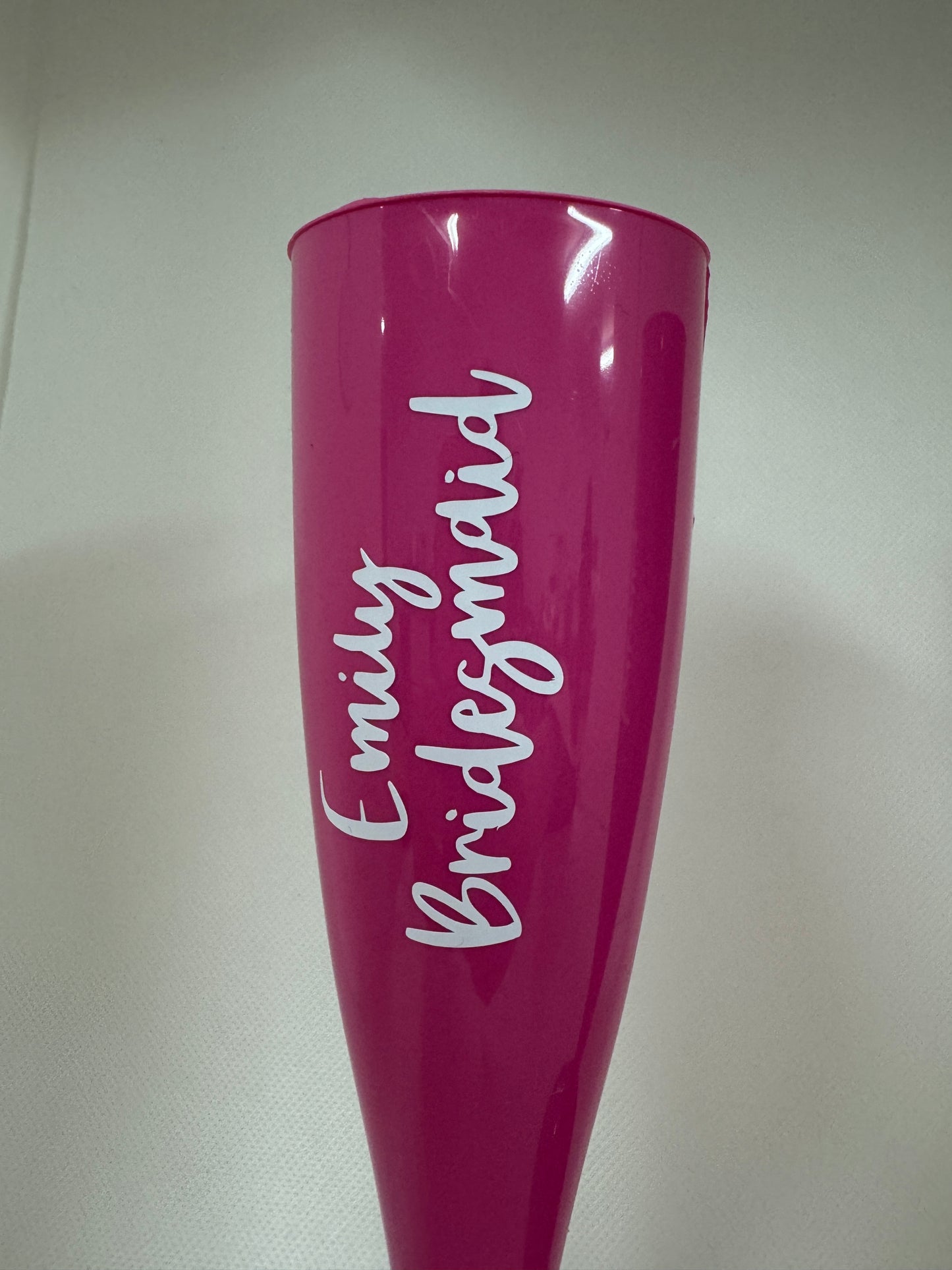 Pink Prosecco Flutes