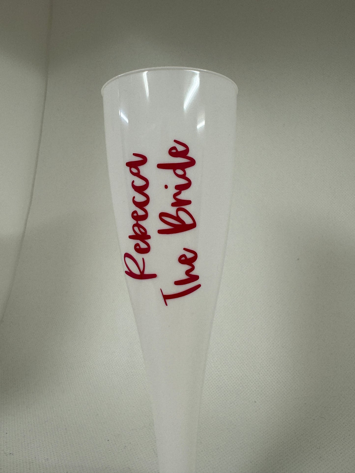 White Prosecco Flute