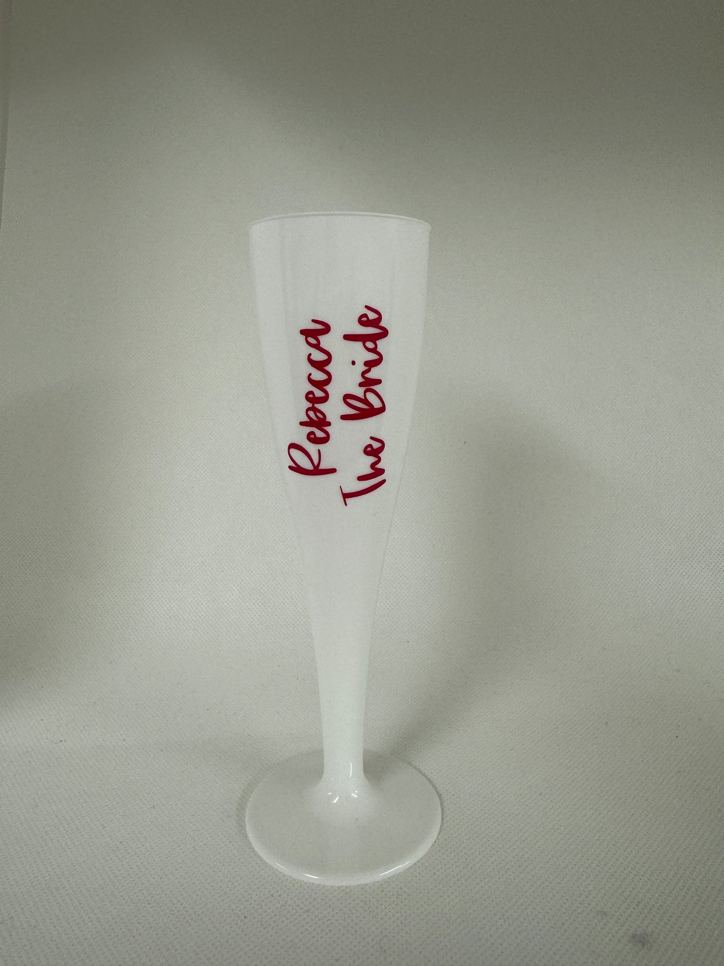 White Prosecco Flute