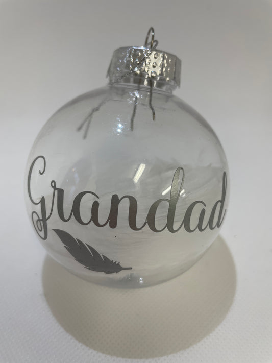 Personalised Christmas Angel Bauble